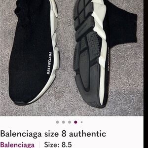 Balenciaga Women's Black Athletic Shoes